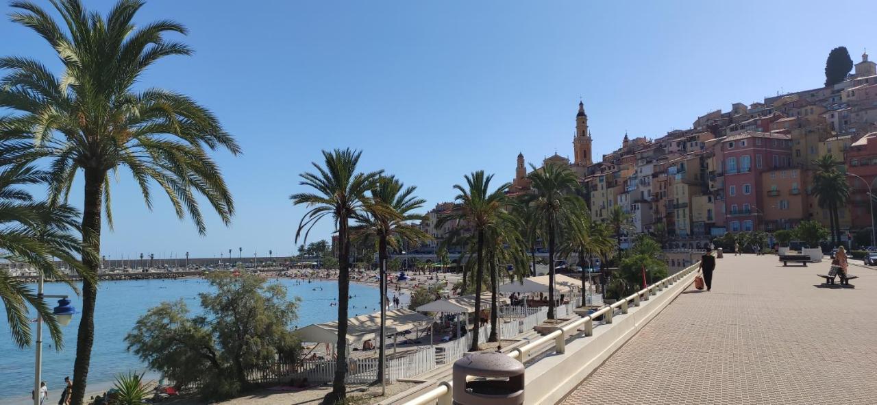Superbe Appartement 2 Pieces A 2 Pas De La Plage,Dans La Vieille Ville Menton Luaran gambar