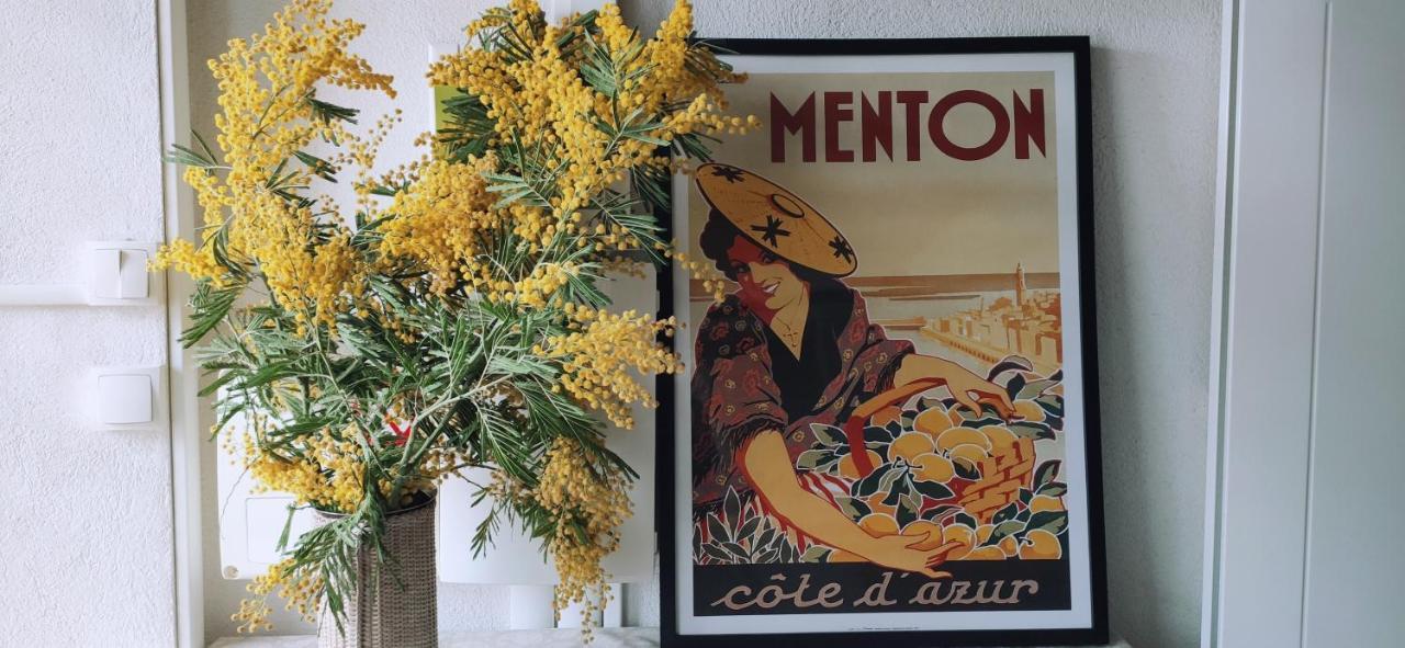 Superbe Appartement 2 Pieces A 2 Pas De La Plage,Dans La Vieille Ville Menton Luaran gambar